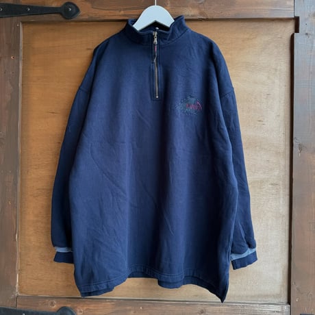 90s PUMA ハーフジップスウェット