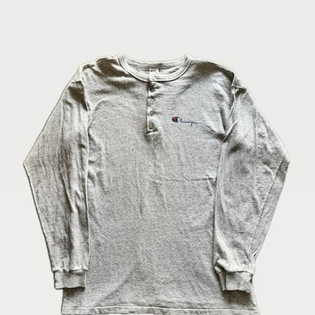 USA製 Champion ヘンリーネックロンT XL