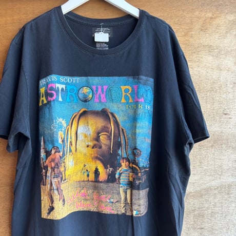 TRAVIS SCOTT 両面プリントツアーTシャツ