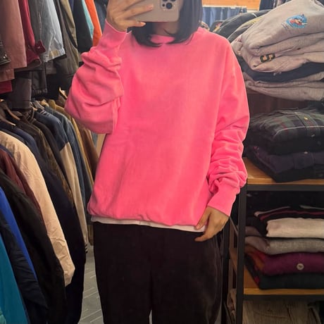 champion reverse weave ブリーチ加工スウェット