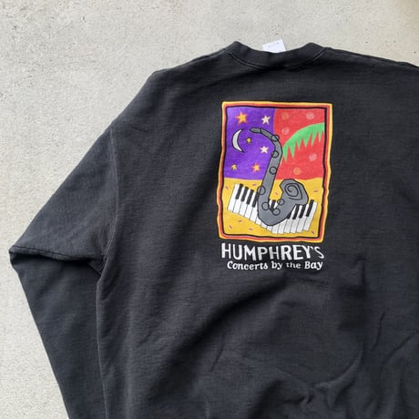 90's USA製 FRUIT OF THE LOOM プリントスウェット XL