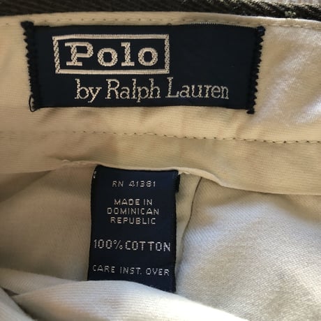Polo by Ralph Lauren コットンスラックス W36×L30