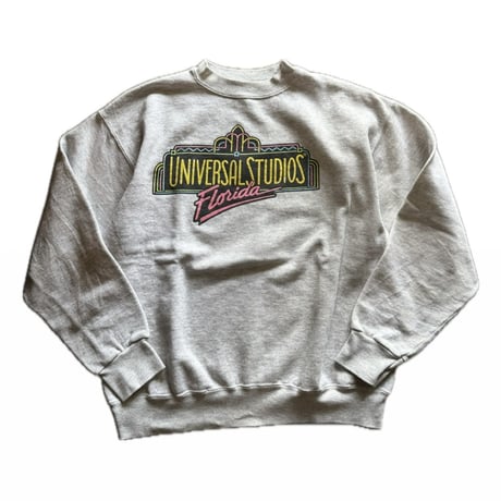 90's USA製UNIVERSAL STUDIOSプリントスウェット L