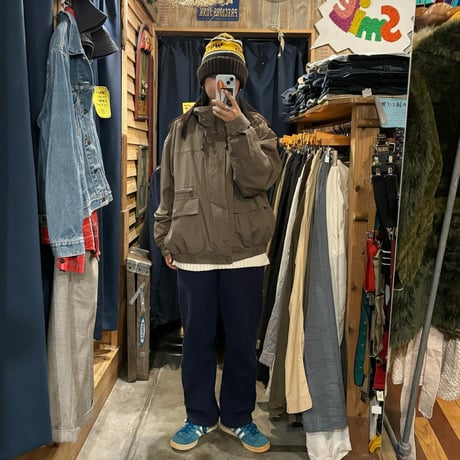 裏地付きスタンドカラージャケット