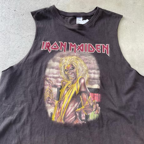 IRON MAIDENカットオフタンクトップ