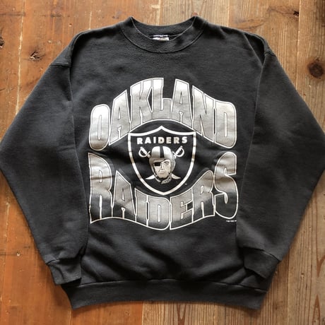 〜90's OAKLAND RAIDERS プリントスウェット