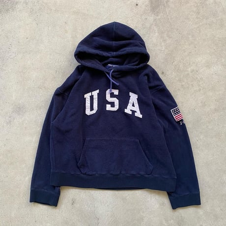 USA製PORO SPORTフリースパーカー