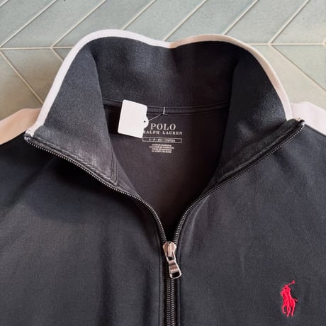 POLO ジップアップスウェット