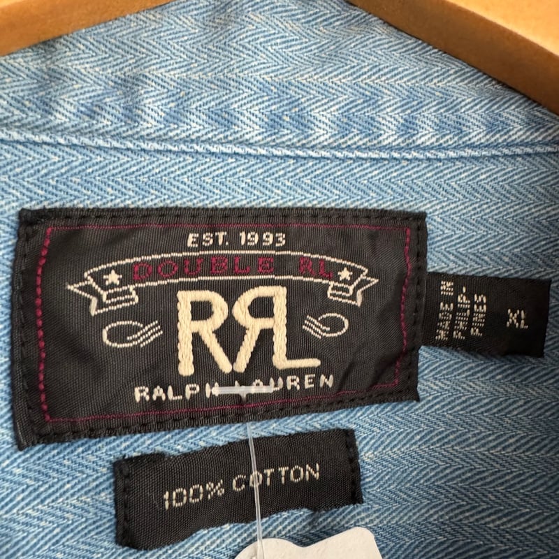 RRL デニムシャツ XL RRL デニムウエスタンシャツ 表記(XL) | SOLD OUT | | BerBerJin