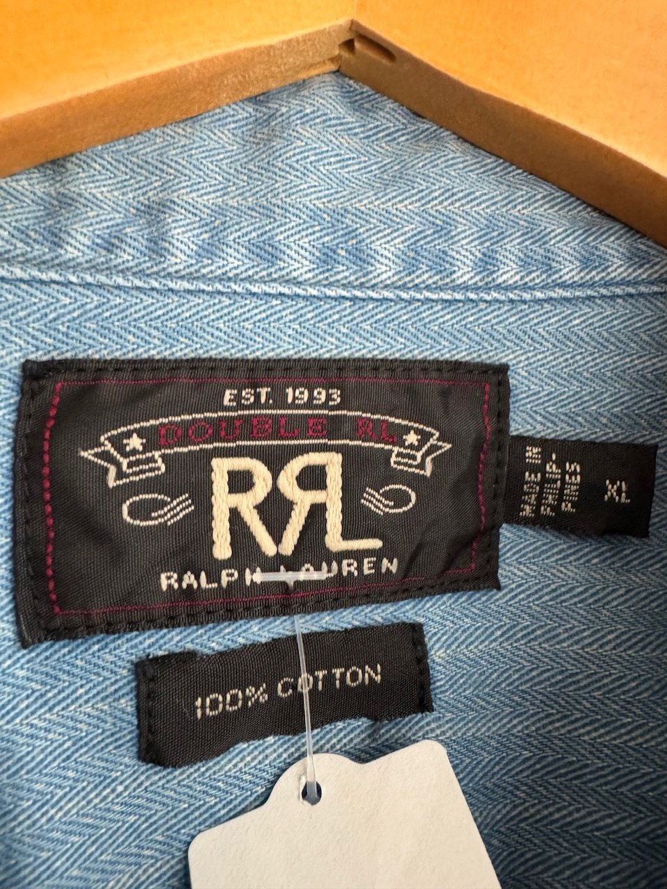 RRL〟 RALPH LAUREN デニムシャツXL | CUSTOM FEVER