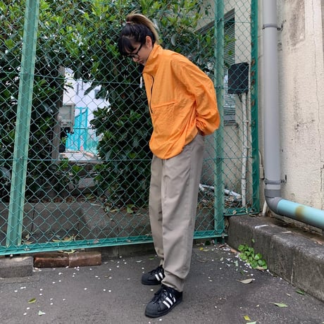 L.L.Beanハーフジップナイロンプルオーバー