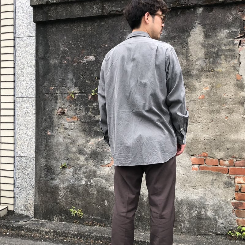 Ralph Lauren 無地シャツ 〝MARLOWE〟L グレー | CUSTOM FEVER