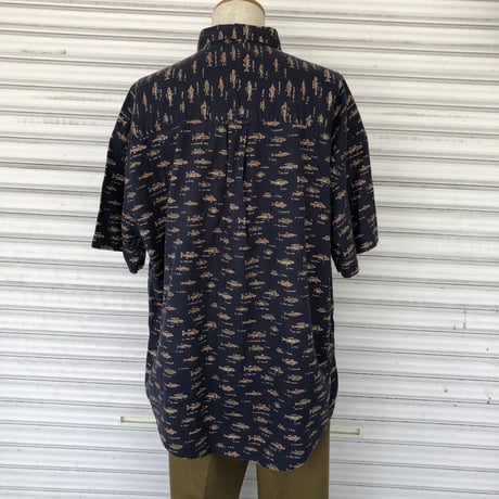 CHAPS RALPHLAUREN 魚柄シャツ
