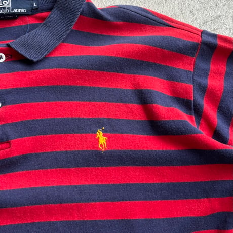 USA製　POLO ボーダーポロシャツ