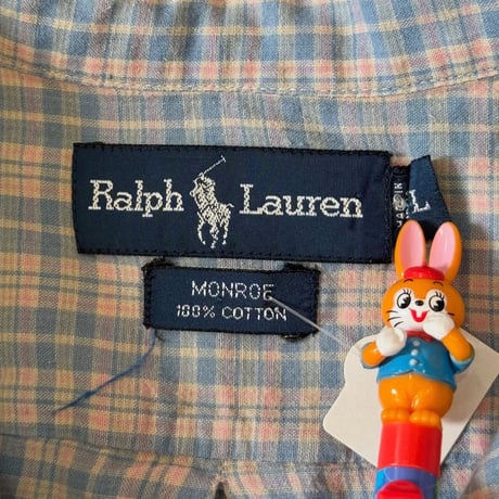 90s Ralph Lauren "MONROE" チェックシャツ