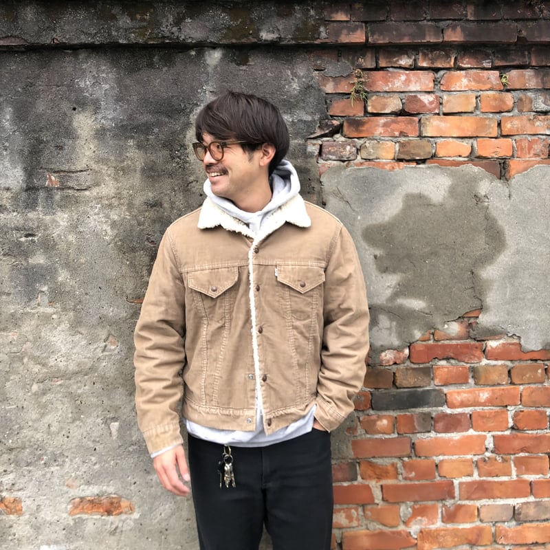 Levi’s corduroy boa jacket USA リーバイス身幅50