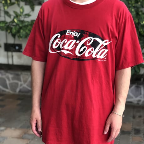 90's USA製 Coca Cola プリントTシャツ  XL