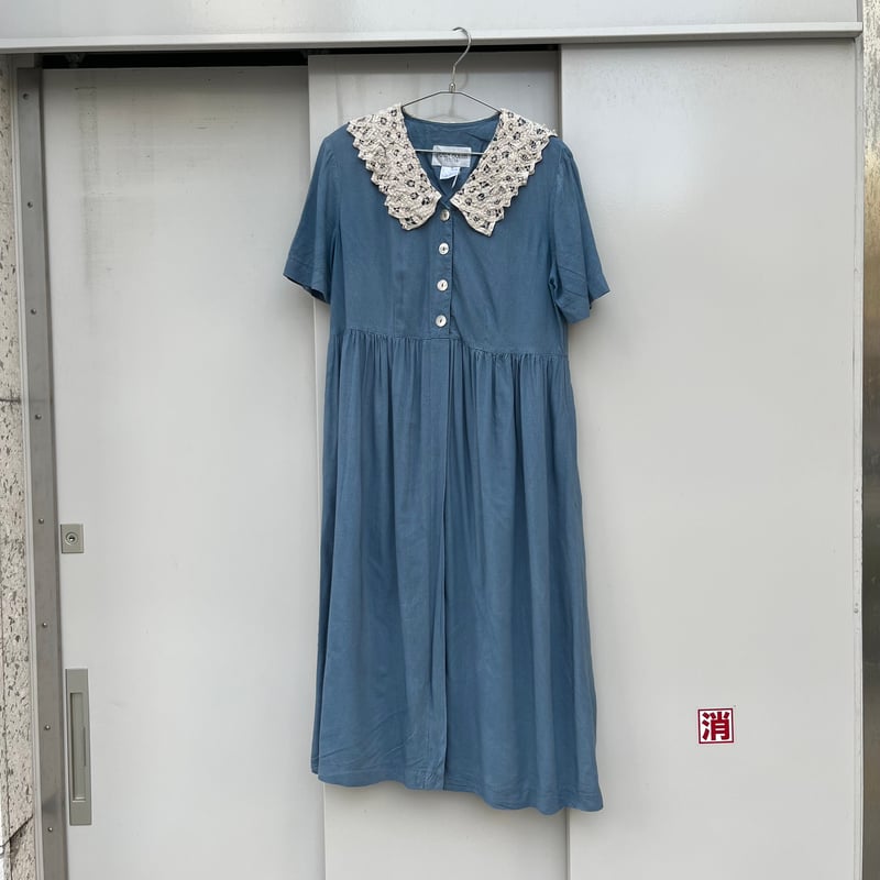 PLAZA SOUTH レース襟付ワンピース | CUSTOM FEVER