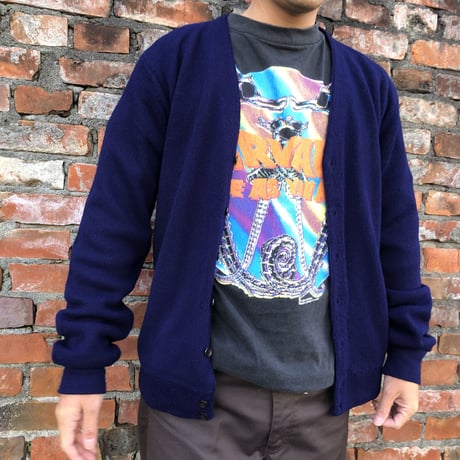 Searsアクリルカーディガン ネイビー