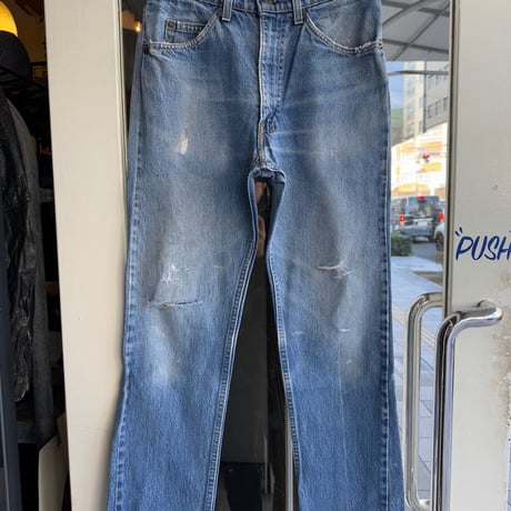 80'sUSA製 Levi's505  W32×L30 クラッシュデニム