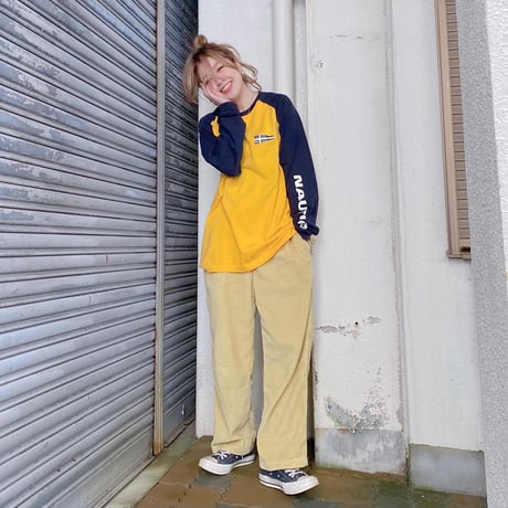 NAUTICAラグランスリーブロンT