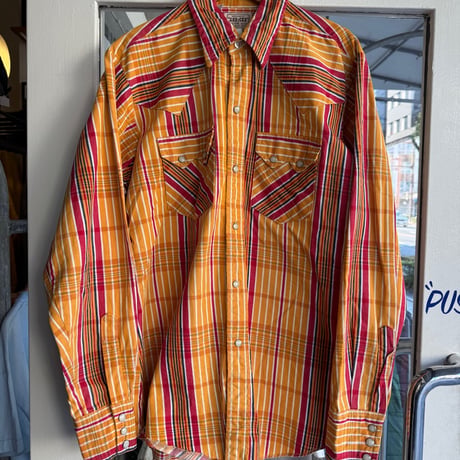 70's USA製DEE CEEウエスタンチェックシャツ