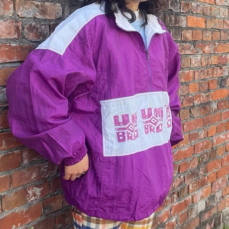 UMBROナイロンハーフジップ