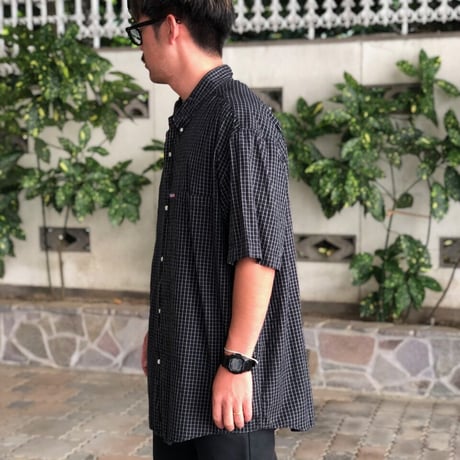 Ralph Lauren  半袖チェックシャツ XL