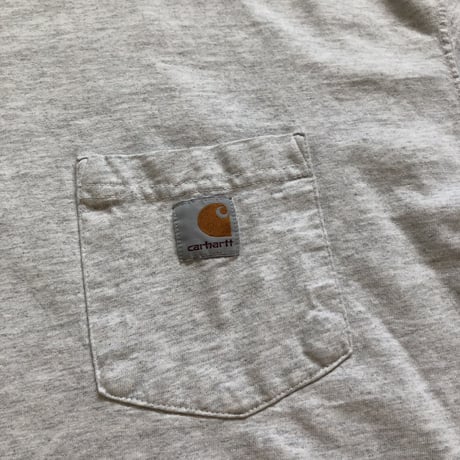Carhartt ワンポイントポケT  アッシュXL,4XL