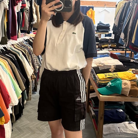 90s LACOSTE ラグランポロシャツ
