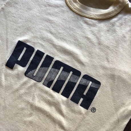 80's PUMA ロゴプリントTシャツ