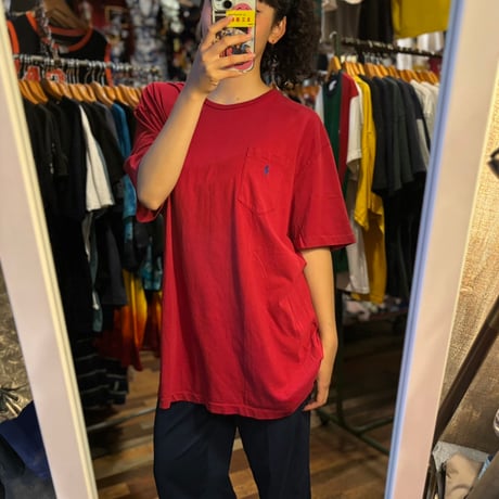 90s〜00s Polo Ralph Lauren ワンポイントポケットTシャツ