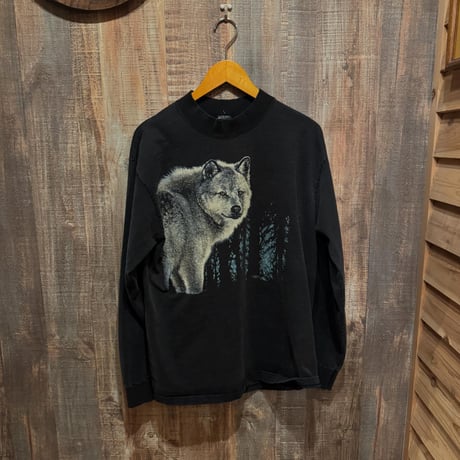 オオカミ柄モックネックスウェット🐺