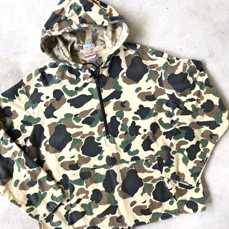 USA製 Prentiss シャモアクロス ハーフジップパーカー