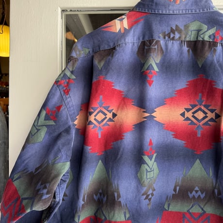 90's Ralph Lauren〝CHAMBERS〟Native Pattern L
