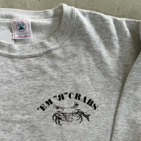 USA製カニ両面プリントスウェット