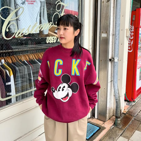 MICKEYプリントスウェット
