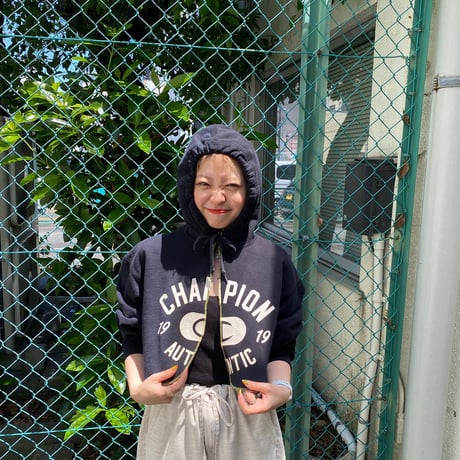 【リメイク】CHAMPION フーディカーディガン