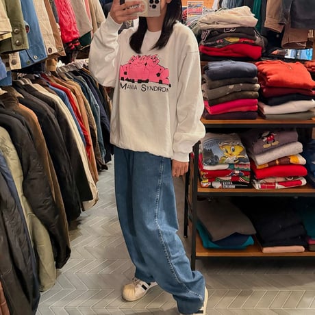 90s USA製 ３匹のブタスウェット