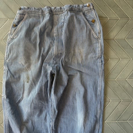 リメイクパンツ ヒッコリーデザイン
