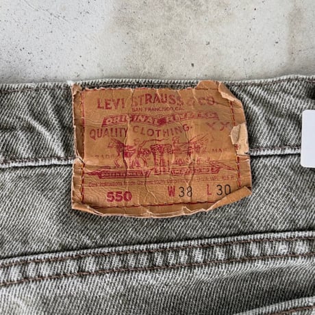 USA製 Levi's550 カットオフリメイクデニム（38×30）