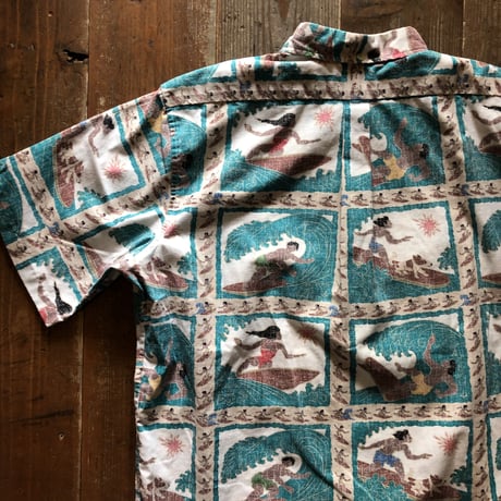 Reyn spooner サーファー総柄シャツ