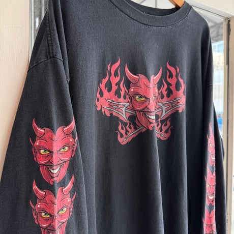 〜00's バイカー袖プリントロンT