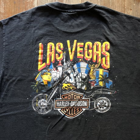 90s HARLEY DAVIDSON プリントTシャツ