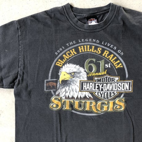 USA製 HARLEY DAVIDSON 両面プリントT L