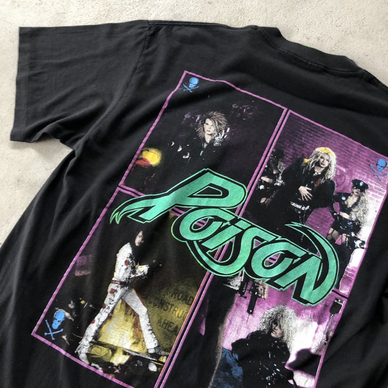 80s 当時物 POISON バンドTシャツ ポイズン L ベビーメタル