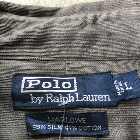Ralph Lauren 無地シャツ 〝MARLOWE〟L  グレー
