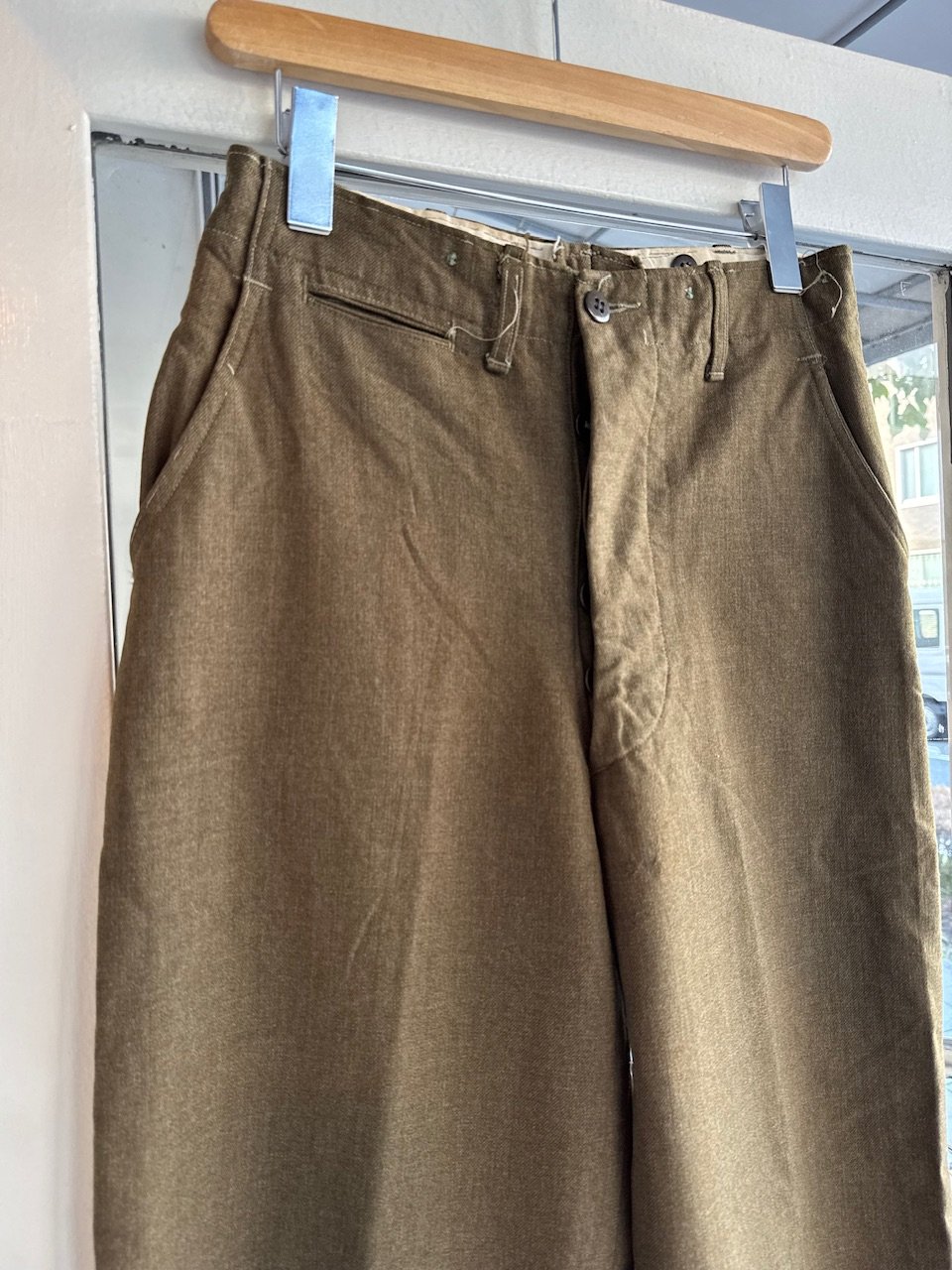 パンツ 40s us army m-43 wool trousers HOOD | . 40's US Army M-45 Wool Trousers Size : W31 L29 . . . 渋専