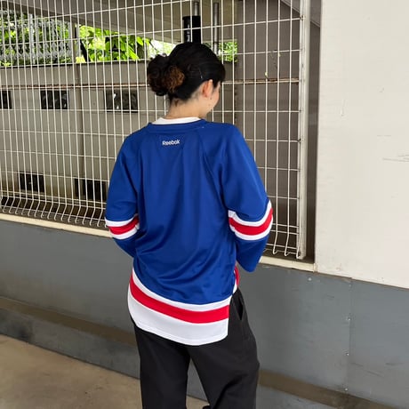 Reebok NHLチーム　レースアップゲームシャツ