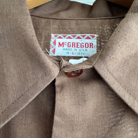 70's〜 McGREGOR ボックスシルエットシャツ